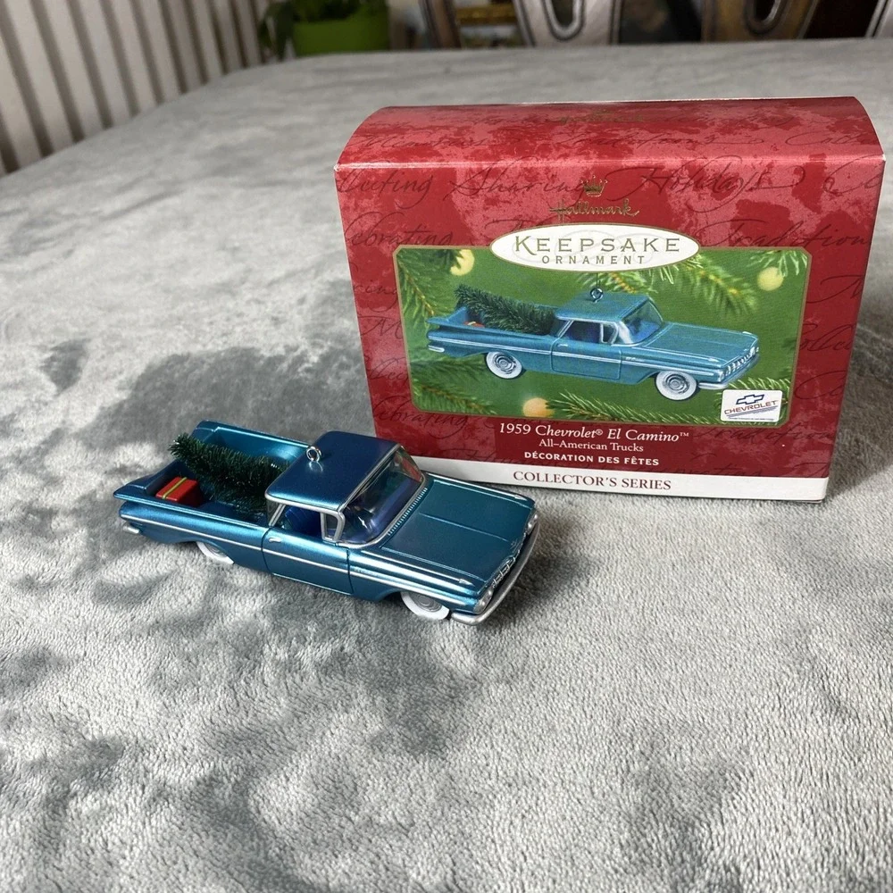 Hallmark Keepsake 1959 Chevy El Camino Christmas Ornament, All-American (2001)